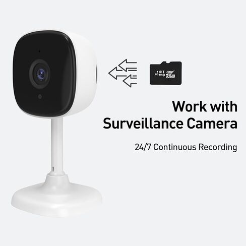 بطاقة ذاكرة Micro SD بسعة 64 جيجابايت عالية التحمل، بطاقة ذاكرة SDXC فئة 10 عالية السرعة تصل إلى 80 ميجابايت/ثانية، مساحة تخزين موسعة للهواتف الذكية التي تعمل بنظام Android والأجهزة اللوحية ونينتندو سويتش وكاميرا المراقبة وكاميرا Gopro (أسود) in Kuwait