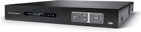 مسجل نظام كاميرا أمان Amcrest 4K UltraHD 16 قناة AI DVR، مسجل فيديو أمان 8 ميجابكسل لكاميرات الأمان التناظرية وكاميرات Amcrest IP، مسجل فيديو رقمي ذكي AI، محرك أقراص ثابتة 3 تيرابايت مثبت مسبقًا (AMDV5116-3TB) in Kuwait