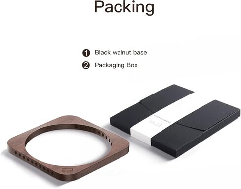 حامل سطح المكتب الخشبي من Energy Planet لجهاز Mac Mini وMac Studio، مصنوع يدويًا مقاوم للغبار وتبريد الحرارة Mac Mini وMac Studio Stand (خشبي) in Kuwait