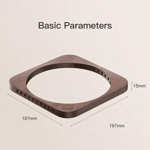 حامل سطح المكتب الخشبي من Energy Planet لجهاز Mac Mini وMac Studio، مصنوع يدويًا مقاوم للغبار وتبريد الحرارة Mac Mini وMac Studio Stand (خشبي) in Kuwait