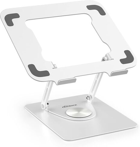 كلاودك حامل لاب توب T360 مضاد للاهتزاز مع قاعدة دوارة ثقيلة، حامل لابتوب مريح متعدد الزوايا قابل للتعديل، حامل ايباد لجهاز ماك بوك برو/اير، سيرفس لاب توب، تابلت حتى 17 بوصة in Kuwait