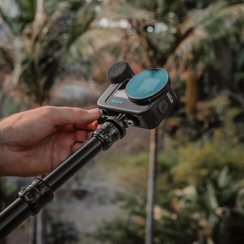 ساندمارك عمود - اصدار مدمج: عمود مقاوم للماء 25-64 سم (عصا سيلفي) لكاميرا جوبرو هيرو 8، ماكس، 7، 6، فيوجن، هيرو 5، 4، سيشن، 3+، 3، 2، اتش دي واوسمو اكشن in Kuwait