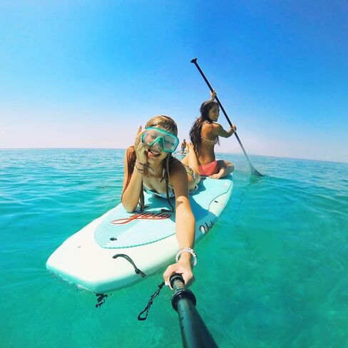 ساندمارك عمود - اصدار مدمج: عمود مقاوم للماء 25-64 سم (عصا سيلفي) لكاميرا جوبرو هيرو 8، ماكس، 7، 6، فيوجن، هيرو 5، 4، سيشن، 3+، 3، 2، اتش دي واوسمو اكشن in Kuwait