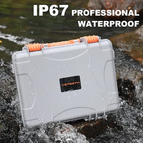 يتيث حافظة صلبة لدي جيه اي مافيك 3 برو، شنطة حمل مقاومة للماء والضغط متوافقة مع دي جيه اي مافيك 3 برو/سين/مافيك 3/كلاسيك/دي جيه اي ار سي برو/ار سي/نظارات 2/انتيجرا/دي جيه اي موشن/موشن 2, رمادي in Kuwait