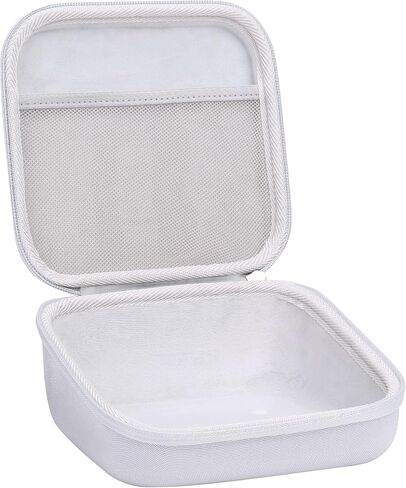حقيبة سفر صلبة بديلة من Khanka لجهاز Brother P-Touch PT-D210 PTD220 لصانع الملصقات اليومية للمنزل/المكتب، حافظة فقط (أبيض) in Saudi Arabia