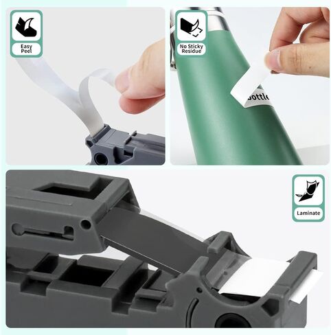 شريط ملصقات Topcolor 3 عبوات PT-D610BT 24 مم 0.94 بوصة أبيض مصفح متوافق مع Brother Tze-251 Tze251 Tz-251 Tz251 24 مم Tze P Touch Tz 1 بوصة شريط أبيض لـ PTD600 PTP710BT PTD600VP PTP700 PTP750W in Kuwait