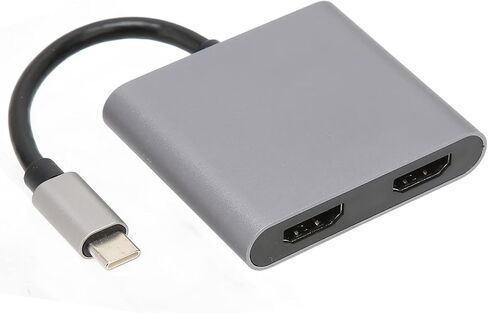 USB C to Dual HDmi Adapter, Display Adapter USB C Adapter, Built in PCB Anti Interference Design, 5Gbps USB 3.0 Transfer Rate, for OS X Series Win System, for Android in Saudi Arabia