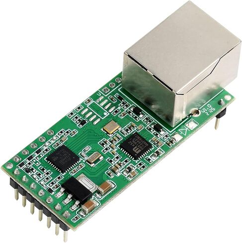 وحدة محول Waveshare التسلسلية UART TTL إلى Ethernet قابلة للترقية عالية السرعة ومنخفضة الطاقة وعالية الثبات UART إلى ETH Kit (3.3V DC أو 5V DC) in Saudi Arabia