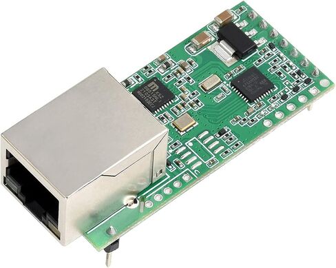 وحدة محول Waveshare التسلسلية UART TTL إلى Ethernet قابلة للترقية عالية السرعة ومنخفضة الطاقة وعالية الثبات UART إلى ETH Kit (3.3V DC أو 5V DC) in Saudi Arabia