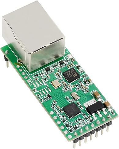 وحدة محول Waveshare التسلسلية UART TTL إلى Ethernet قابلة للترقية عالية السرعة ومنخفضة الطاقة وعالية الثبات UART إلى ETH Kit (3.3V DC أو 5V DC) in Saudi Arabia