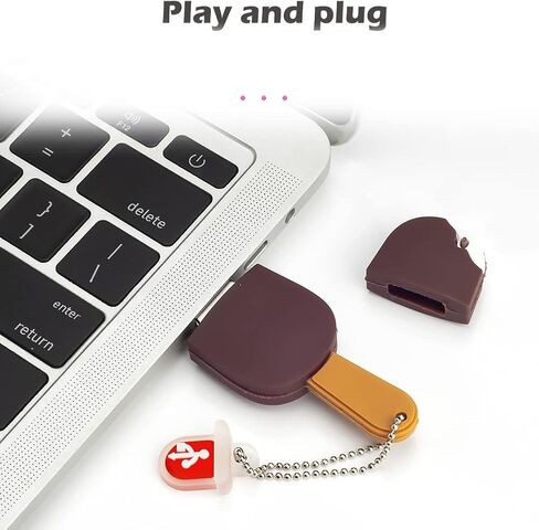 محرك فلاش USB سعة 32 جيجابايت على شكل مصاصة الشوكولاتة، محرك أقراص USB مبتكر من BorlterClamp، عصا ذاكرة محرك إبهام لتخزين البيانات الخارجية in Kuwait