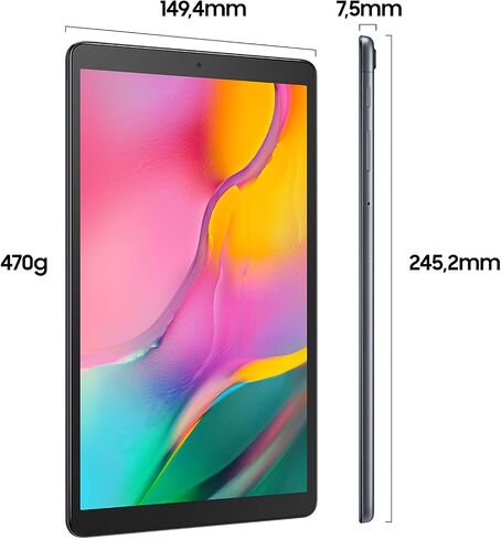 Samsung Galaxy Tab A (2019,Wi-Fi) SM-T510 32GB 10.1" Wi-Fi only Tablet Android - International Version Black (Renewed) in Saudi Arabia