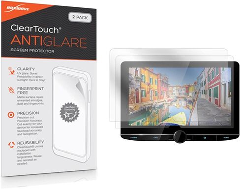 BoxWave Screen Protector Compatible with Kenwood DMX1057XR - ClearTouch Anti-Glare (2-Pack), Anti-Fingerprint Matte Film Skin in Saudi Arabia