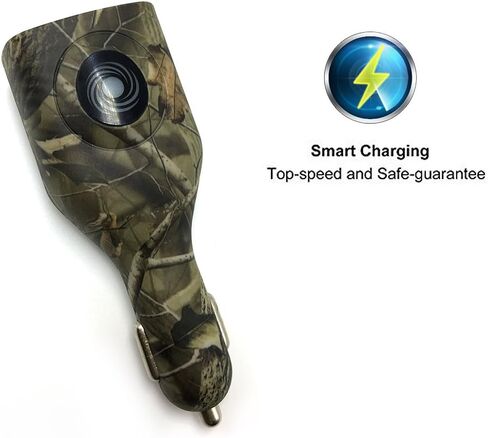 NDLBS 2Pack USB شاحن سيارة، 2 في 1 شاحن سيارة USB محمول مع شاحن حائط قابل للطي لهاتف iPhone X XR XS 7 8 Plus Note 8 9 Galaxy S8 S9 Plus LG Pixel in Kuwait