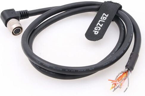 ZBLZGP 12 دبوس Hirose أنثى إلى كابل تشغيل I/O لكاميرات Basler Sony AVT GIGE (1 متر، كابل مستقيم 12 دبوس) in Saudi Arabia