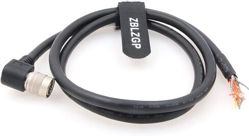 ZBLZGP 12 دبوس Hirose أنثى إلى كابل تشغيل I/O لكاميرات Basler Sony AVT GIGE (1 متر، كابل مستقيم 12 دبوس) in Saudi Arabia