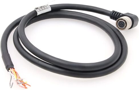 ZBLZGP 12 دبوس Hirose أنثى إلى كابل تشغيل I/O لكاميرات Basler Sony AVT GIGE (1 متر، كابل مستقيم 12 دبوس) in Saudi Arabia