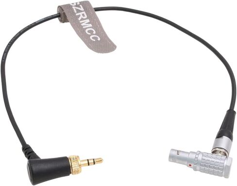 SZRMCC Locking 3.5mm TRS to Right Angle 5 Pin Timecode Cable for Deity TC-1 Arri Alexa Audio Cameras Sound Devices 633 664 688 702T 788T (Right Angle 5pin Male) in Kuwait