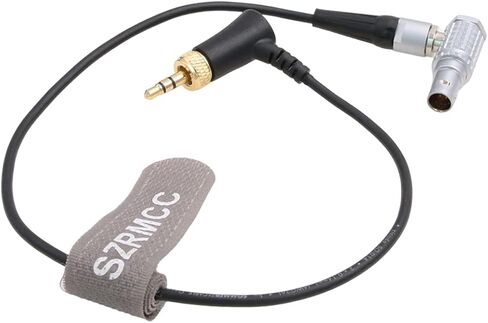 SZRMCC Locking 3.5mm TRS to Right Angle 5 Pin Timecode Cable for Deity TC-1 Arri Alexa Audio Cameras Sound Devices 633 664 688 702T 788T (Right Angle 5pin Male) in Kuwait