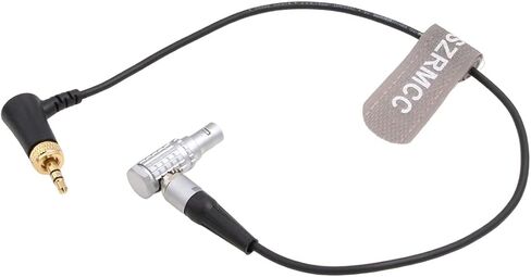 SZRMCC Locking 3.5mm TRS to Right Angle 5 Pin Timecode Cable for Deity TC-1 Arri Alexa Audio Cameras Sound Devices 633 664 688 702T 788T (Right Angle 5pin Male) in Kuwait
