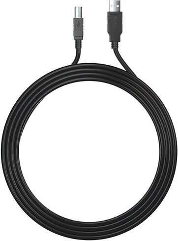 بي دبليو ار + كيبل طابعة USB 2.0 بطول 6 اقدام لاتش بي اوفيس جيت ليزر جيت انفي وكانون بيكسما وابسون وورك فورس ستايلس اكسبريشن هوم وبراذر وسيلويت كاميو، سلك فاكس عالي السرعة 2.0 (1.8 متر) in Saudi Arabia