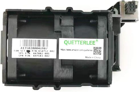 QUETTERLEE Replacement CPU Cooling Fan for HP ProLiant DL360 G8 DL360E G8 DL360P G8 Fan Module 654752-002 654752-003 667882-001 697183-002 697183-001 732136-001 697183-003 696154-001 GFM0412SS Fan in Saudi Arabia