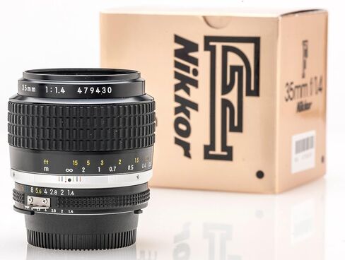 Nikon 35mm f/1.4 Nikkor AI-S Manual Focus Lens for Nikon Digital SLR Cameras in Kuwait