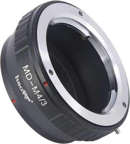 محول تركيب العدسة اليدوي Haoge لعدسة تثبيت Minolta Rokkor MD MC إلى كاميرا Olympus وPanasonic Micro Four Thirds MFT M4/3 M43 in Saudi Arabia