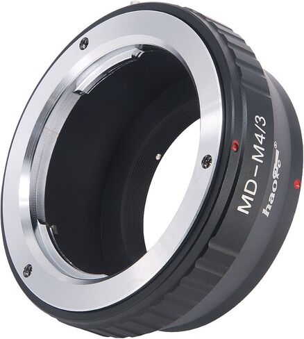 محول تركيب العدسة اليدوي Haoge لعدسة تثبيت Minolta Rokkor MD MC إلى كاميرا Olympus وPanasonic Micro Four Thirds MFT M4/3 M43 in Saudi Arabia