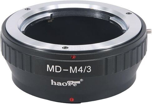 محول تركيب العدسة اليدوي Haoge لعدسة تثبيت Minolta Rokkor MD MC إلى كاميرا Olympus وPanasonic Micro Four Thirds MFT M4/3 M43 in Saudi Arabia