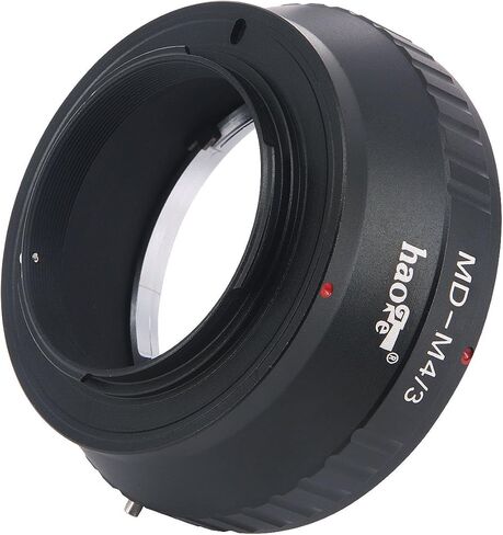 محول تركيب العدسة اليدوي Haoge لعدسة تثبيت Minolta Rokkor MD MC إلى كاميرا Olympus وPanasonic Micro Four Thirds MFT M4/3 M43 in Saudi Arabia