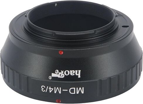 محول تركيب العدسة اليدوي Haoge لعدسة تثبيت Minolta Rokkor MD MC إلى كاميرا Olympus وPanasonic Micro Four Thirds MFT M4/3 M43 in Saudi Arabia