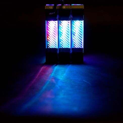مجموعة مراوح ثلاثية باضاءة RGB قابلة للتعديل 120 ملم من انوين (وحدة التحكم متضمنة) in Kuwait