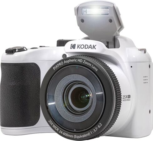 كاميرا Kodak PIXPRO AZ255 الرقمية + بطاقة ذاكرة SanDisk سعة 32 جيجابايت (2) + حقيبة كاميرا/فيديو رقمية (أسود) in Kuwait