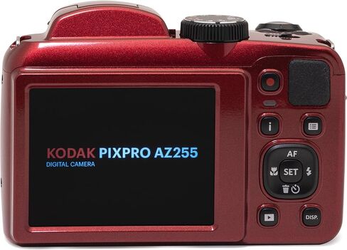 كاميرا Kodak PIXPRO AZ255 الرقمية + بطاقة ذاكرة SanDisk سعة 32 جيجابايت (2) + حقيبة كاميرا/فيديو رقمية (أسود) in Kuwait