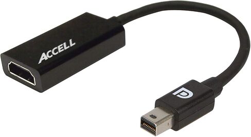 Accell mDP to HDMI Adapter - Mini DisplayPort 1.1 to HDMI 1.4 Active Adapter - AMD Eyefinity Certified, 4K UHD @30Hz, 1920X1080@120Hz, B086B-008B in Kuwait