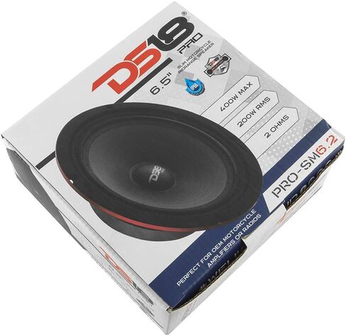 DS18 PRO-SM69.2 6x9 Shallow Water Resistant Cone Mid-Range Loudspeaker 500W Max Power, 250W RMS, 2 Ohms - Perfect for Motorcycle Applications (1 Speaker) in Saudi Arabia
