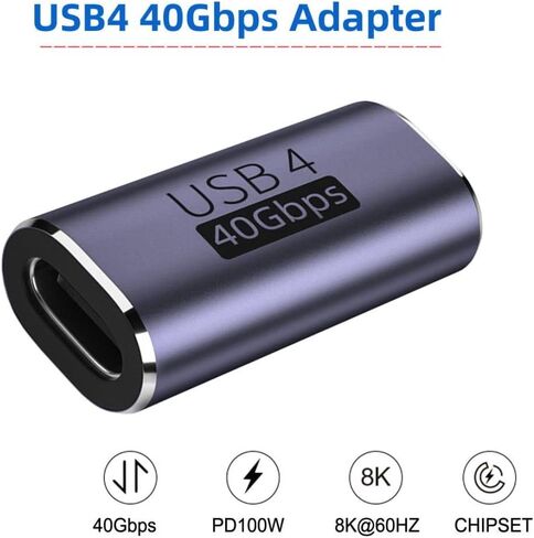 ChenYang CY USB C ذكر إلى أنثى محول، USB4 نوع C 90 درجة أعلى إلى أسفل بزاوية 100 واط بيانات الطاقة 8K محول موصل تمديد الفيديو in Kuwait