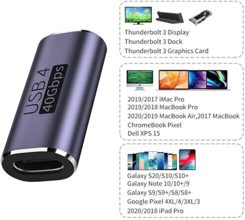 ChenYang CY USB C ذكر إلى أنثى محول، USB4 نوع C 90 درجة أعلى إلى أسفل بزاوية 100 واط بيانات الطاقة 8K محول موصل تمديد الفيديو in Kuwait