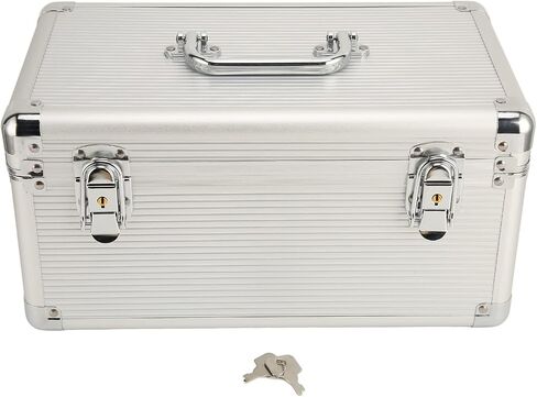14 Bays Hard Drive Storage Case for 8 Bays 3.5 inch, 6 Bays 2.5 inch HDD, Aluminum and EVA Hard Drive Case, Shockproof Hard Disk Protection Box for 3.5 inch Hard Disk in Saudi Arabia