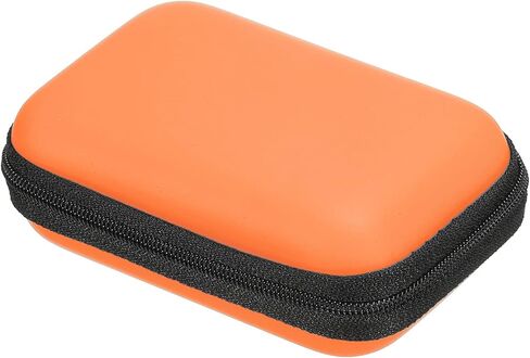 حقيبة حمل تخزين محمولة من PATIKIL مقاومة للصدمات باللون الوردي مقاس 4.33 × 2.95 × 1.57 بوصة لسماعات الأذن وكابل USB للقرص الصلب in Kuwait