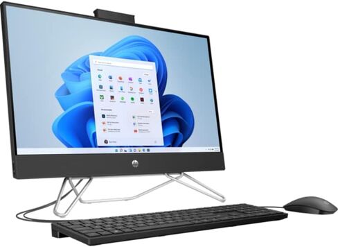 HP 24-cb1046st 23.8 بوصة FHD الكل في واحد Intel Core i5-1235U 1.3 جيجا هرتز 8 جيجا رام 1 تيرابايت ويندوز 11 هوم جيت أسود (متجدد) in Kuwait