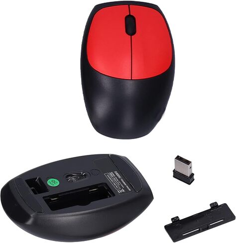 Girl 110Keys Keyboard Mouse Combo, Retro Mixed Color Keyboard with Cute Mouse Set, 1200 DPI 3Keys Wireless Mouse for Gaming PC (Mixed Color Keyboard and Mouse Set) in Saudi Arabia