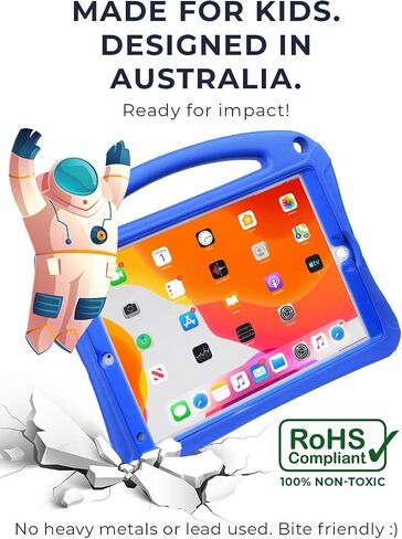 Bam Bino Space Suit Rugged Kids Case for iPad 9th 8 7 Gen, Air 3, Pro 10.5 in Saudi Arabia