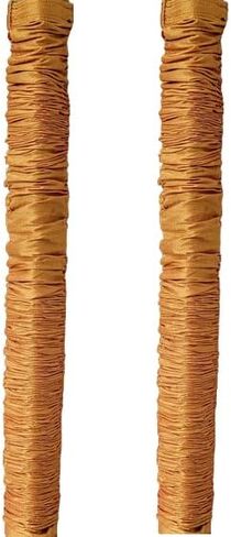 Cord & Chain Cover, 6.5 feet, 2 Pack Silk-Type Fabric, Hook and Loop Closure Strip - Use for Chandelier, Lighting, Wires (Gray) in Kuwait