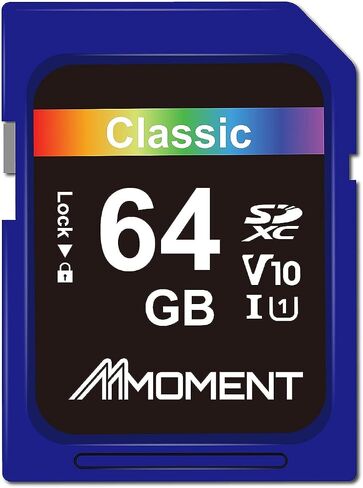 MMOMENT 32GB Full-Size SDHC Card, MM11 UHS-I U1 V10, 96MB/s Read | SD card for digital and trail cameras; up to 96MB/s read, 25MB/s write for Full HD; full-size SDHC, not microSD. in Kuwait