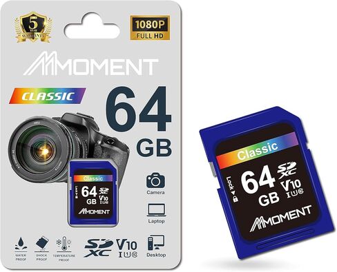 MMOMENT 32GB Full-Size SDHC Card, MM11 UHS-I U1 V10, 96MB/s Read | SD card for digital and trail cameras; up to 96MB/s read, 25MB/s write for Full HD; full-size SDHC, not microSD. in Kuwait