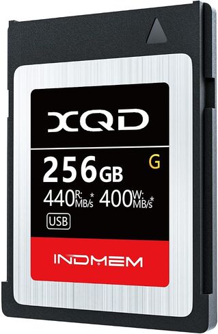 INDMEM XQD 128GB Memory Cards, 5X Tough MLC XQD Flash Memory Cards High Speed G Series| Max Read 440MB/s, Max Write 400MB/s in Kuwait