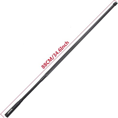 ABBREE AR-152G Gooseneck SMA-Male Connector Dual Band 144/430Mhz 88CM/34.6-Inch Foldable Tactical Antenna for GMRS Radio Yaesu TYT Wouxun Ham Two Way Radio in Kuwait