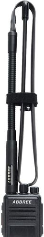 ABBREE AR-152G Gooseneck SMA-Male Connector Dual Band 144/430Mhz 88CM/34.6-Inch Foldable Tactical Antenna for GMRS Radio Yaesu TYT Wouxun Ham Two Way Radio in Kuwait